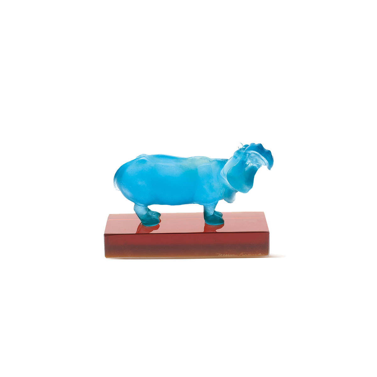 Daum Hippopotamus Sculpture
