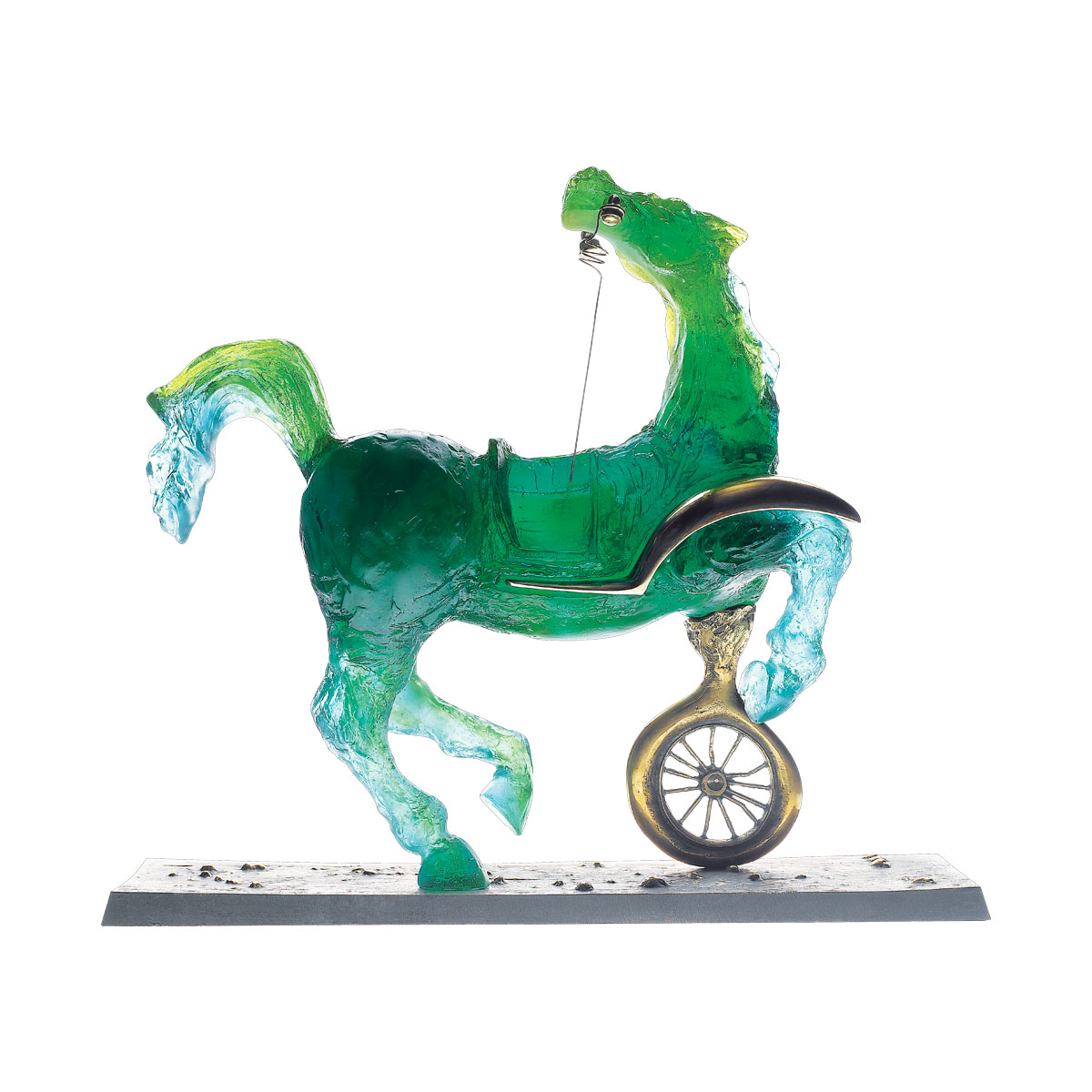Daum Debris Automobile Horse by Salvador Dali, Limited Edition Sculpture