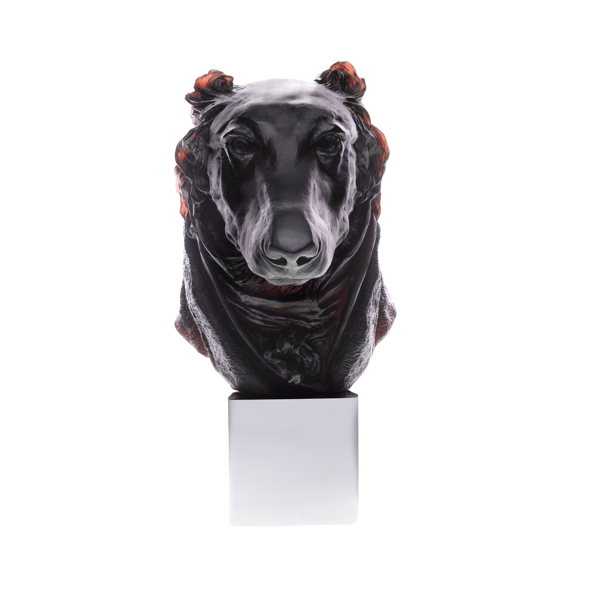Daum Dandys Andrew Greyhound in Black by Jean-Francois Leroy, Limited Edition Sculpture