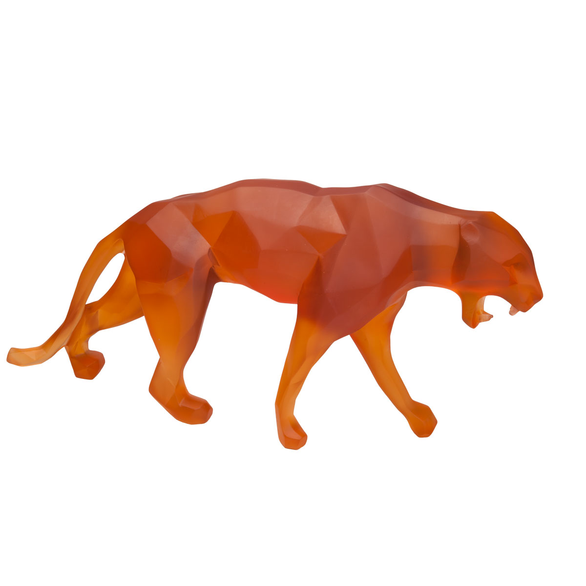 Daum Wild Panther in Orange by Richard Orlinski, Limited Edition Sculpture