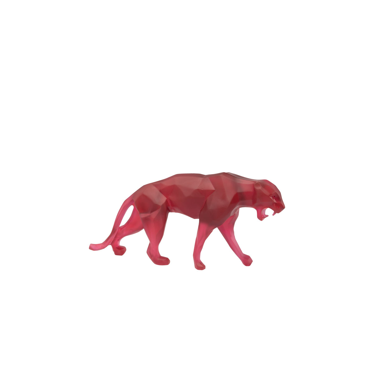 Daum Small Wild Panther in Red by Richard Orlinski, Limited Edition Sculpture