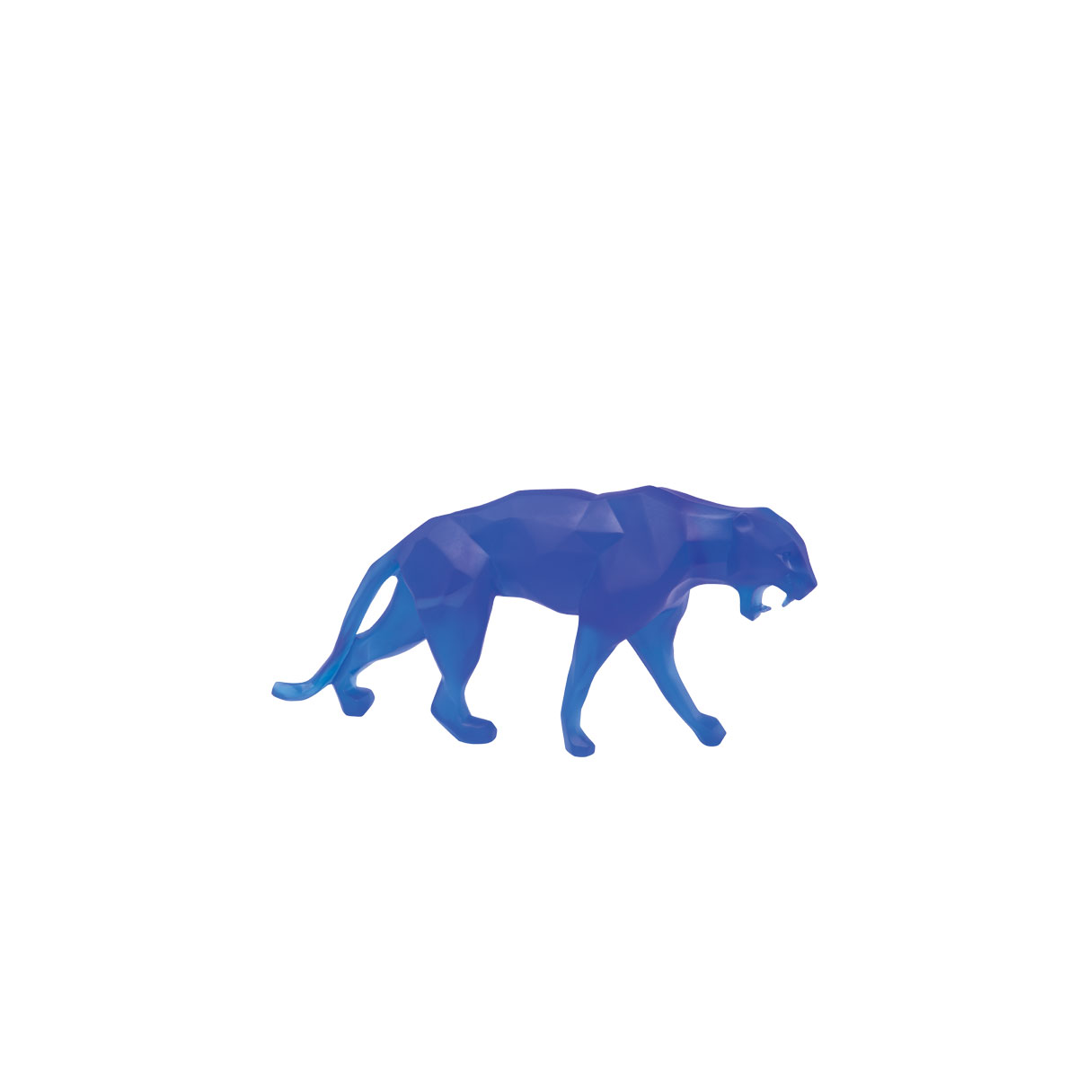 Daum Small Wild Panther in Blue by Richard Orlinski, Limited Edition Sculpture