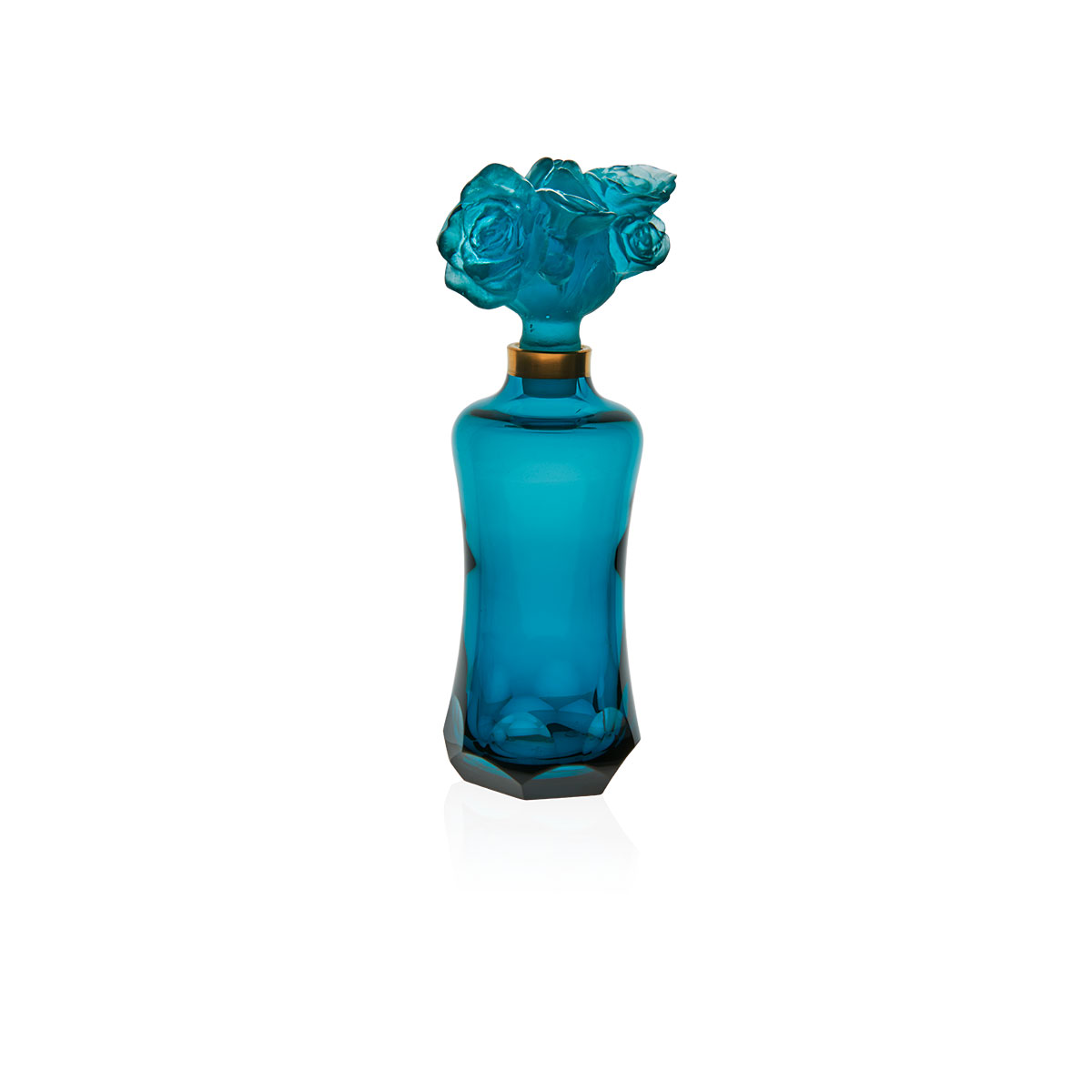Daum Rose Romance Prestige Perfume Bottle in Blue