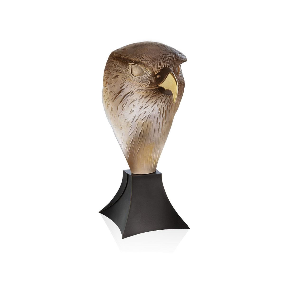 Daum Falcon Head by Madelaine Van der Knoop, Limited Edition Sculpture