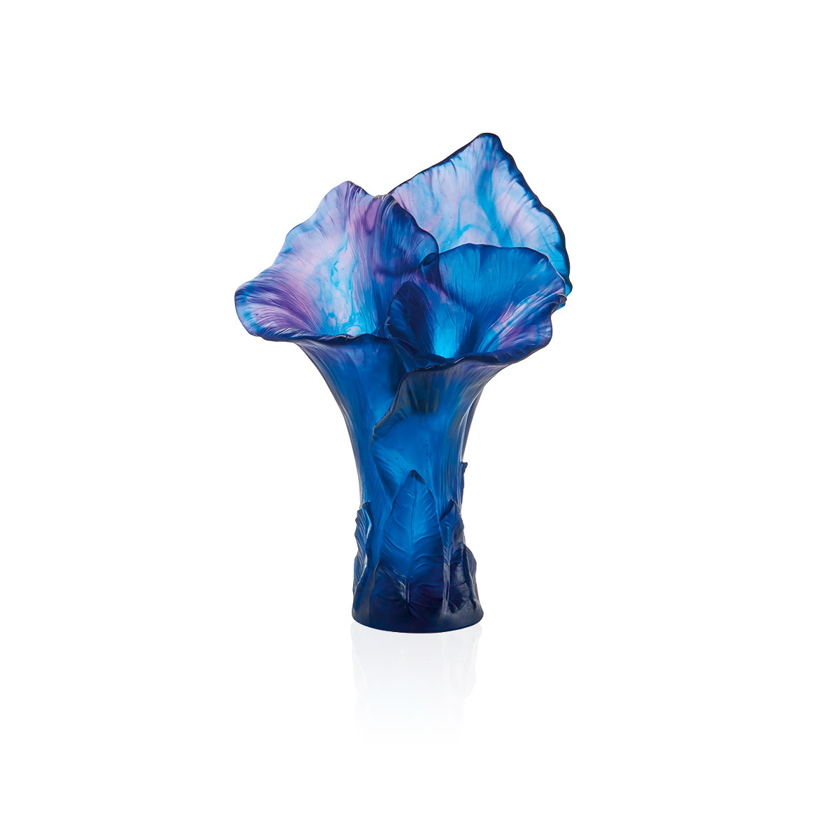 Daum Arum Bleu Nuit Magnum Vase