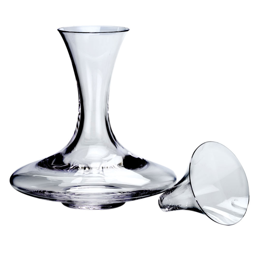 Moser Crystal Dionys Decanter, Funnel 42 Oz. Clear