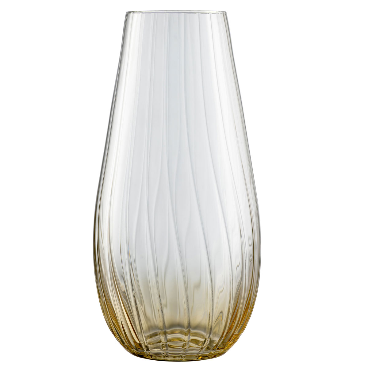 Galway Erne 12'' Vase - Amber