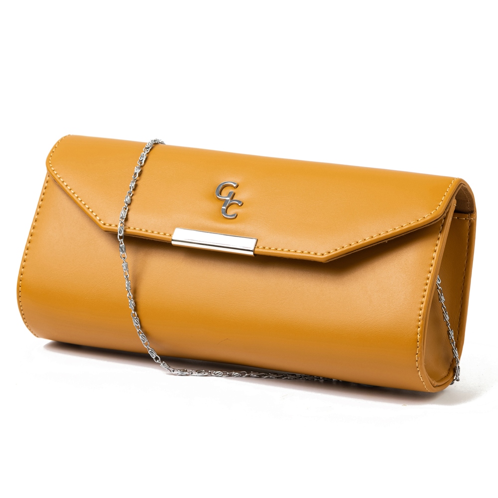 Galway Leather Clutch, Tan