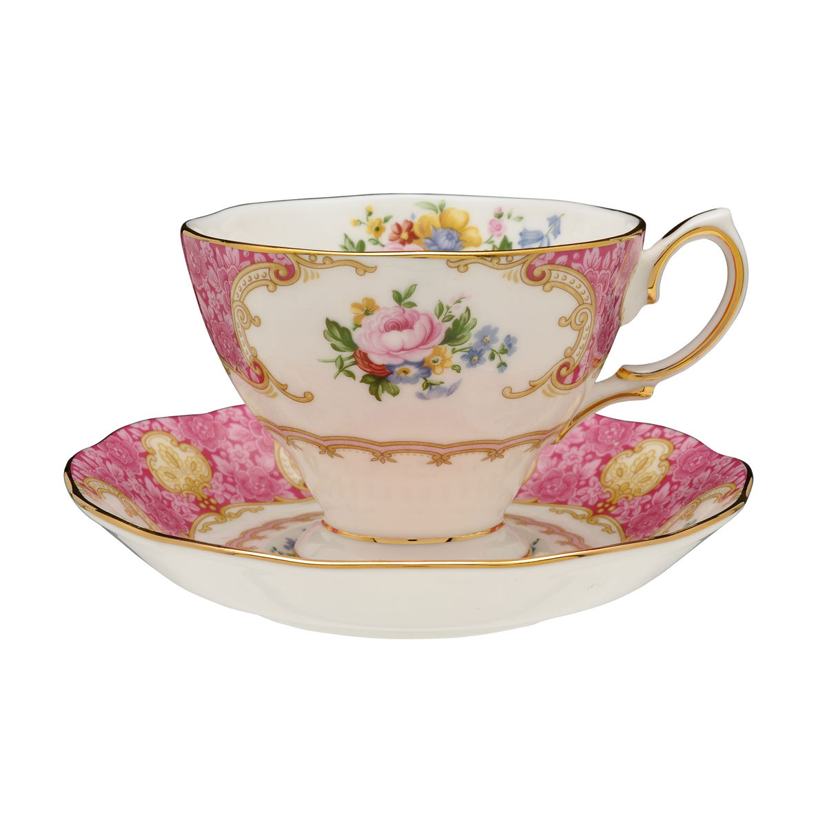 Royal Albert Lady Carlyle Teacup and Saucer Set