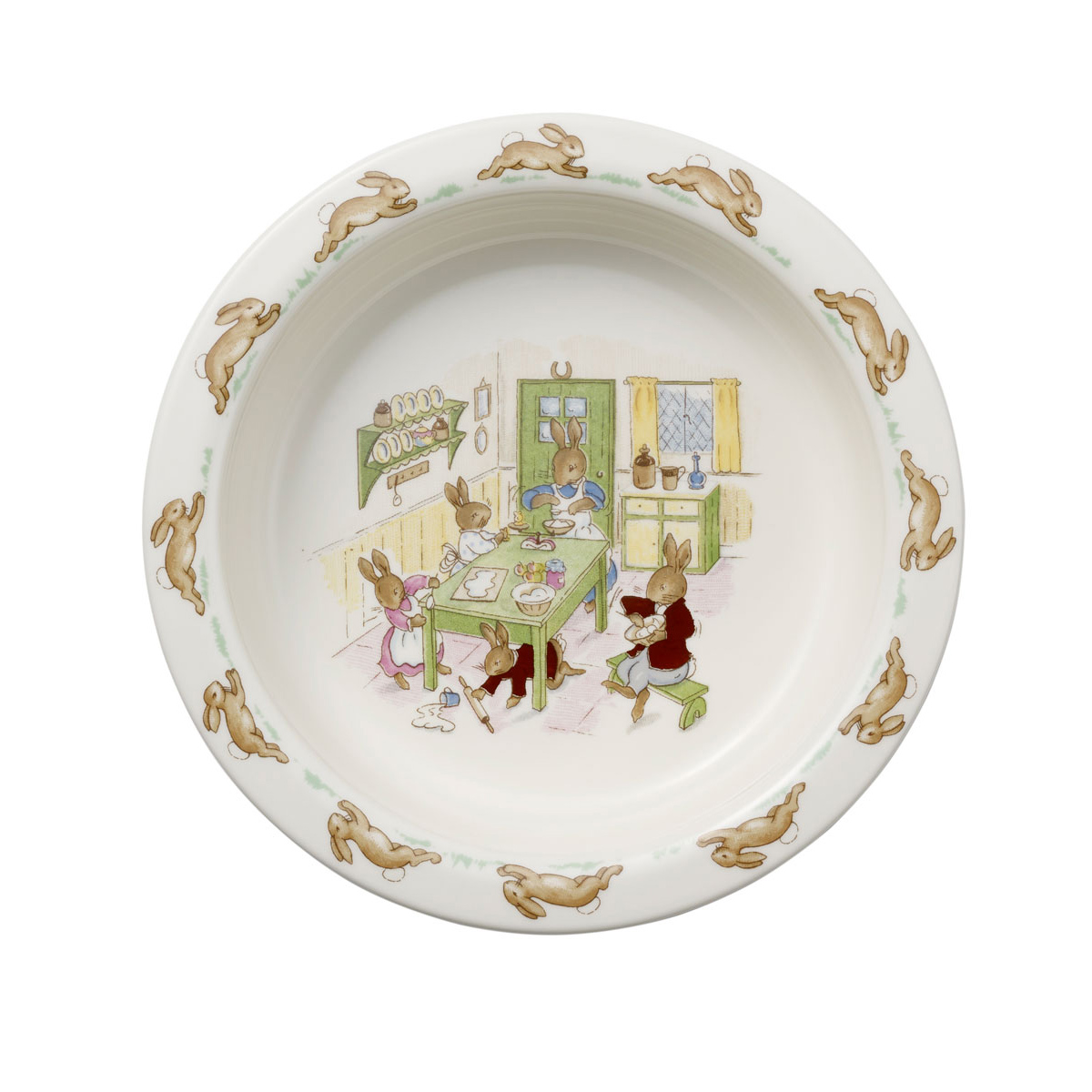 Royal Doulton Bunnykins Nurseryware Classic Baby Plate, Single