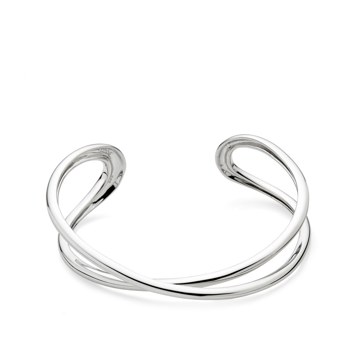 Nambe Jewelry Silver Loop Cuff Bracelet
