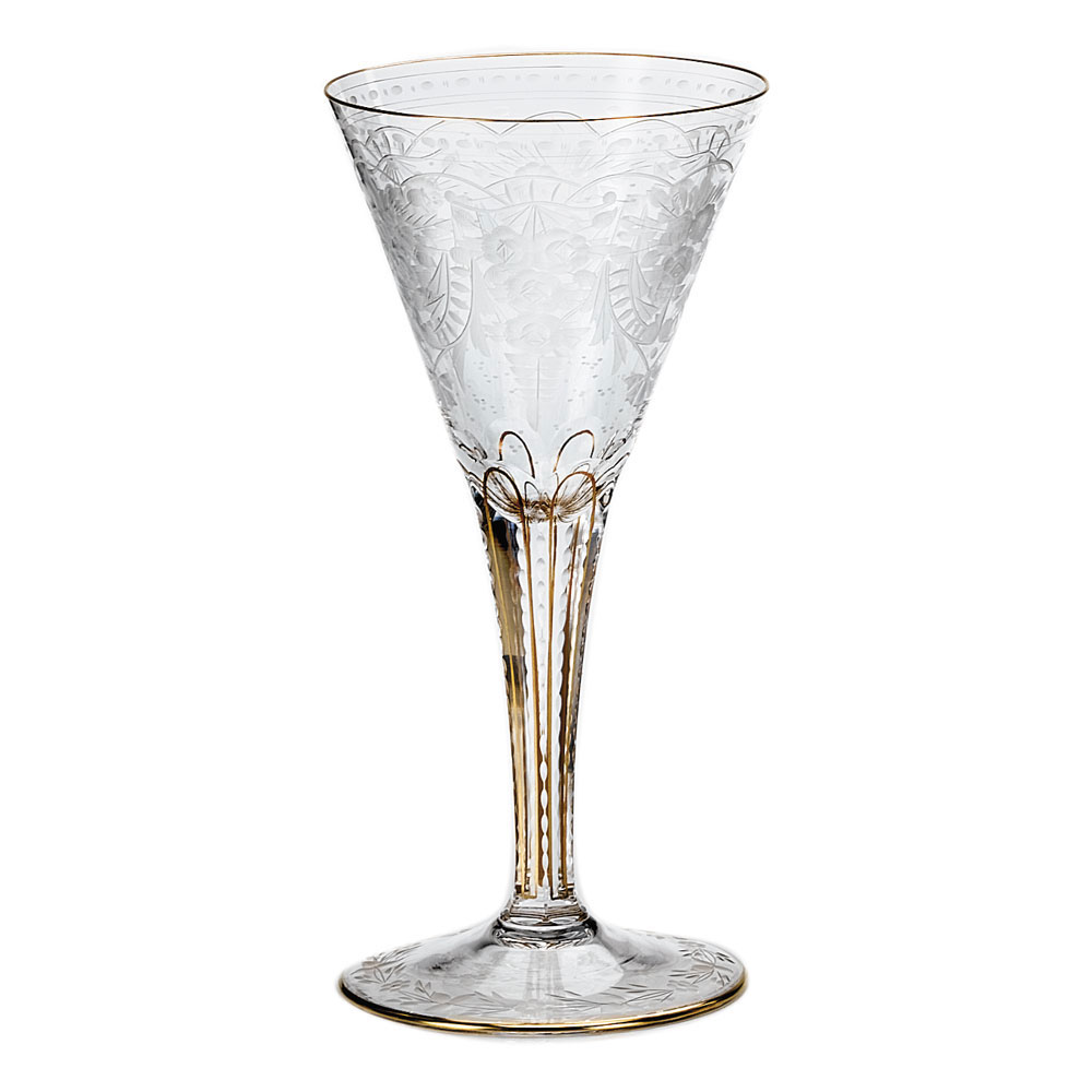 Moser Crystal Maharani Red Wine Glass, Single
