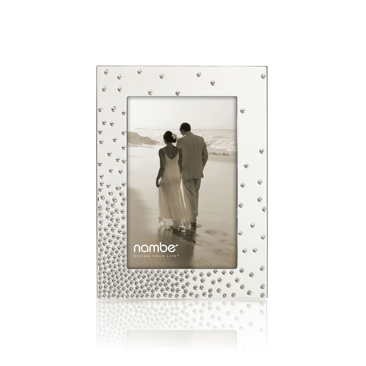 Nambe Metal Dazzle 4x6" Picture Frame