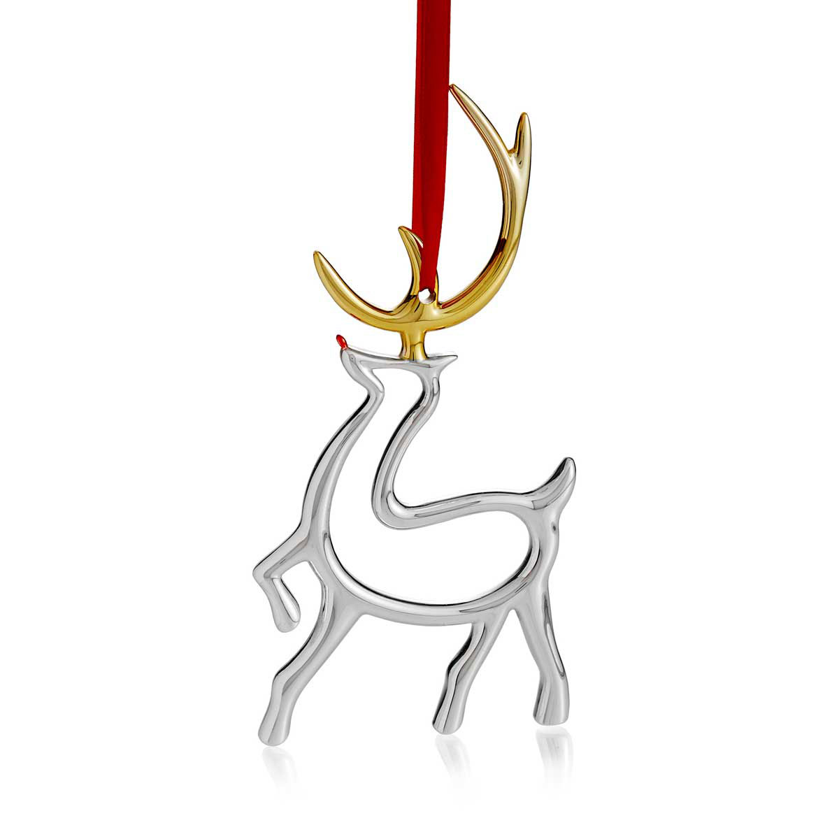 Nambe Reindeer Ornament