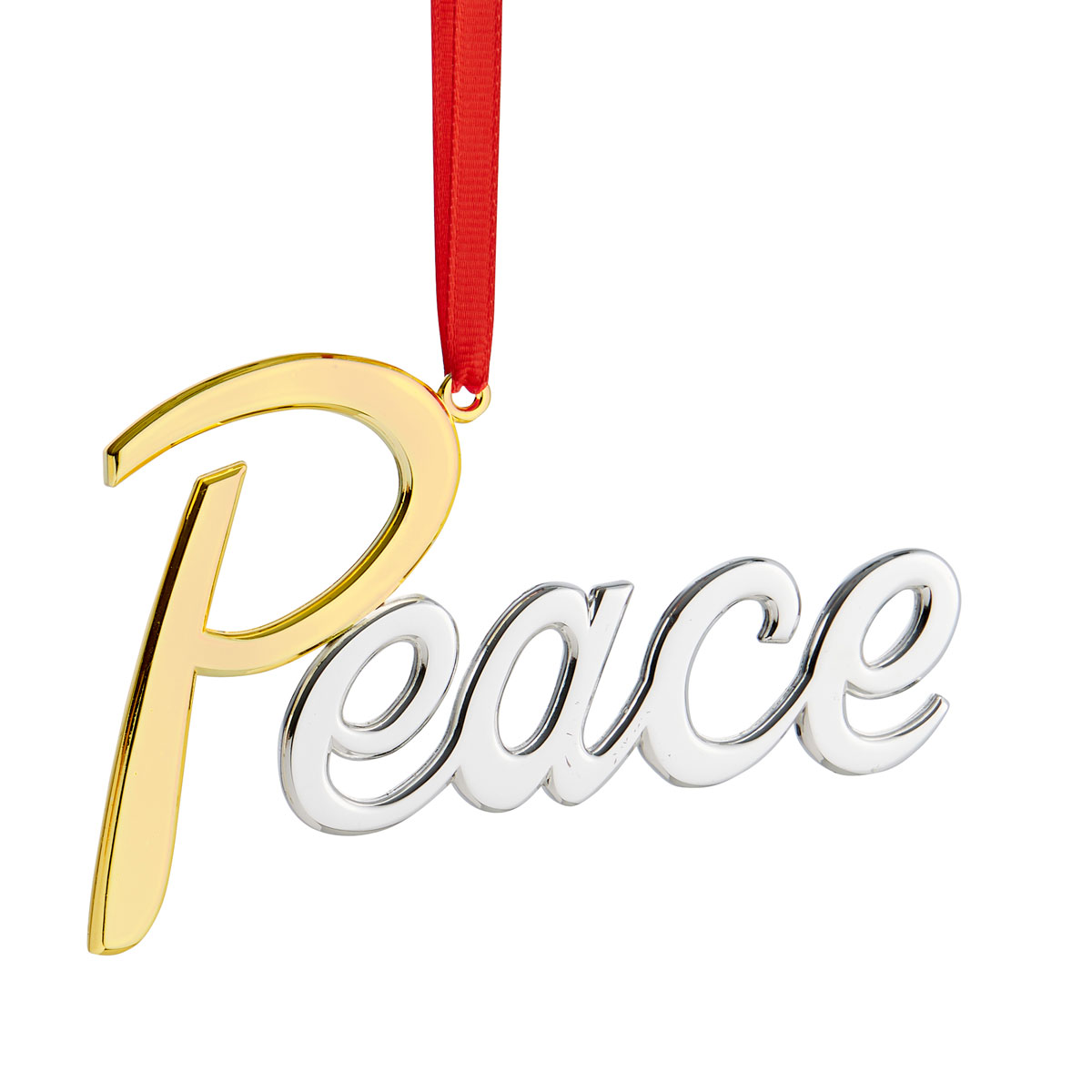 Nambe 2022 Peace Christmas Ornament