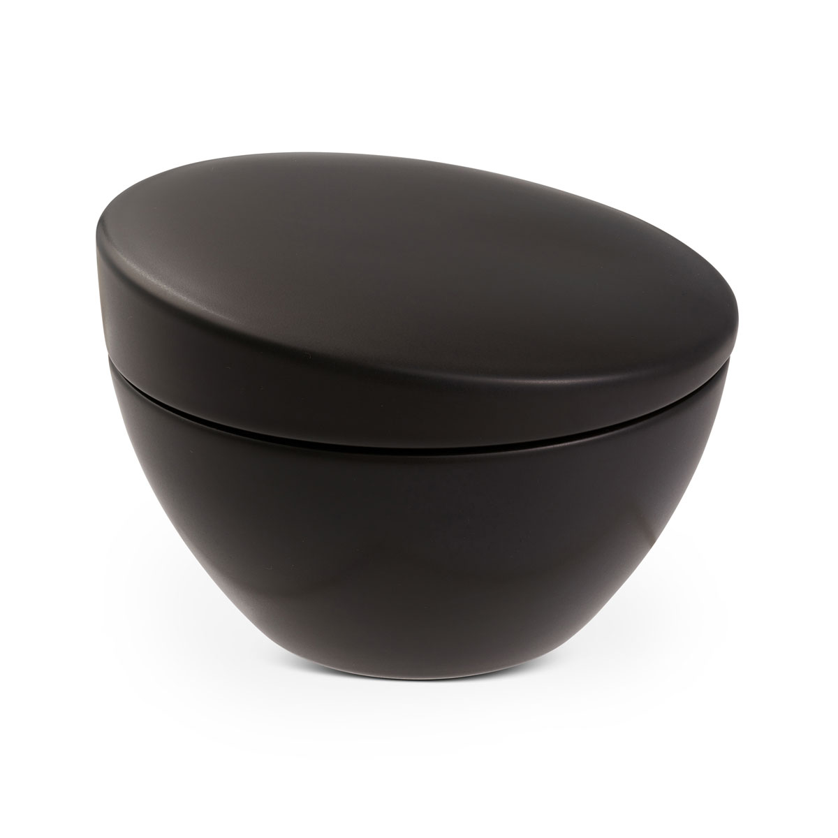 Nambe China Orbit Sugar Bowl, Celestial Black