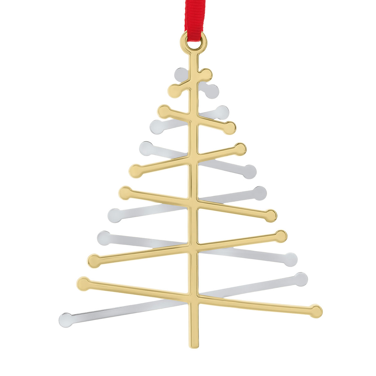 Nambe 2022 Metal Oh Christmas Tree Ornament
