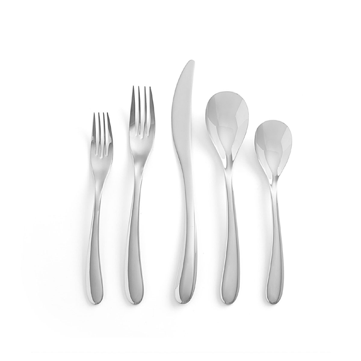 Nambe Portables Flatware 5 Piece Place Setting