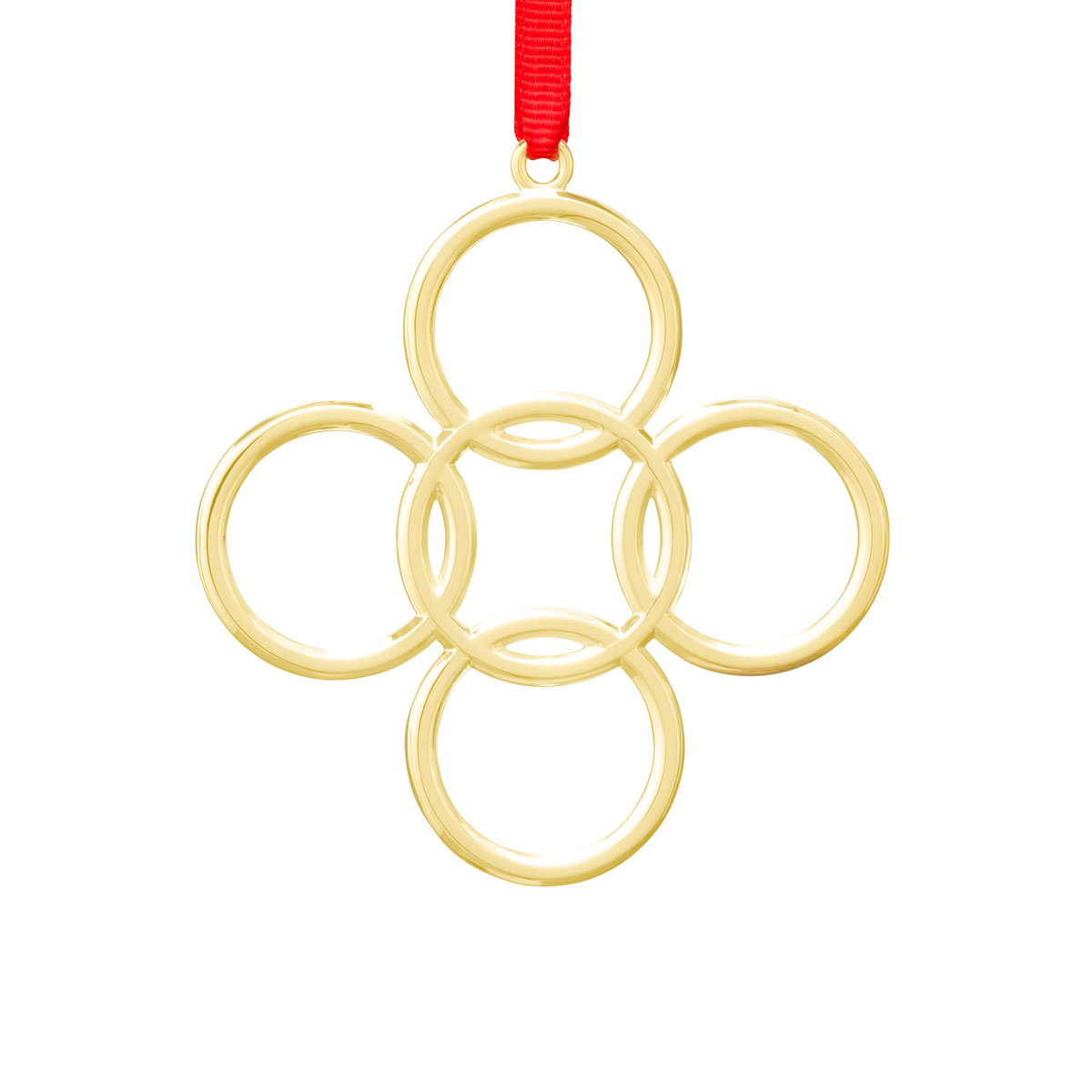 Nambe 2022 Metal Twelve Days Of Christmas, Five Golden Rings Ornament