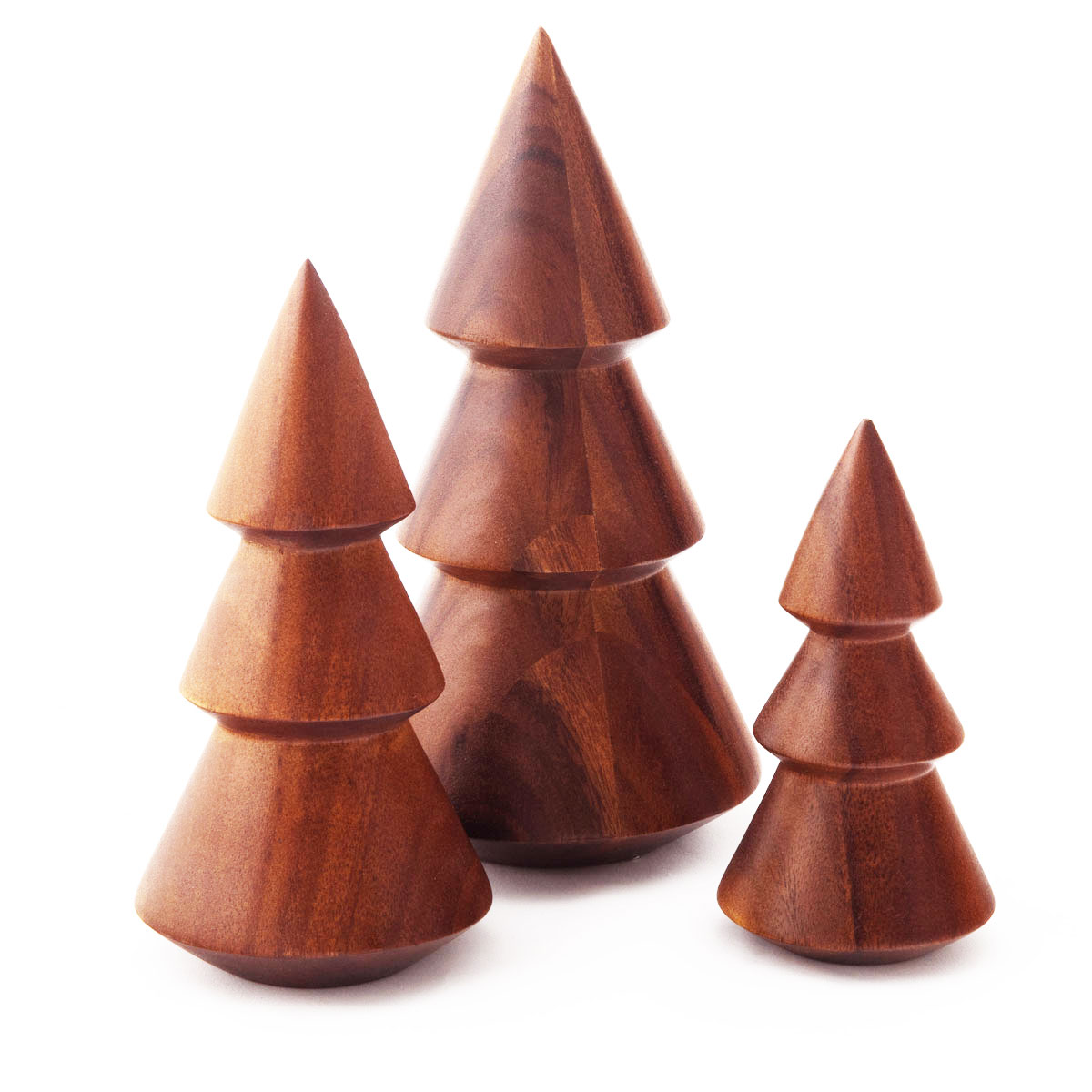 Nambe 2023 Holiday Wooden Tree Trio