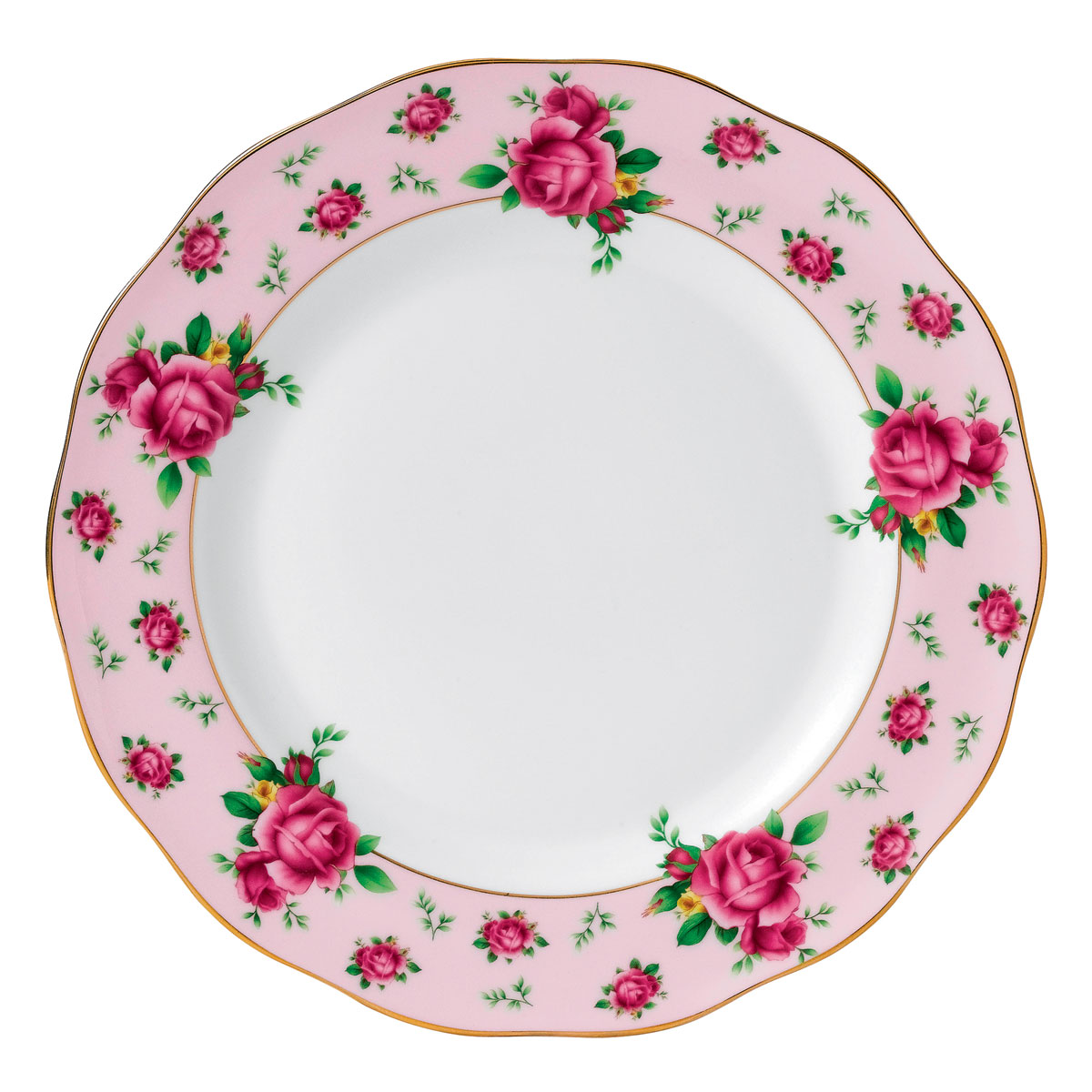 Royal Albert New Country Roses Pink Dinner Plate, Single
