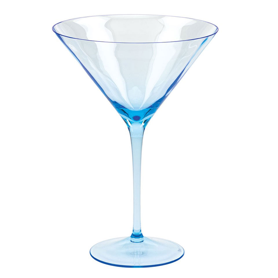 Moser Optic Martini Aquamarine, Single