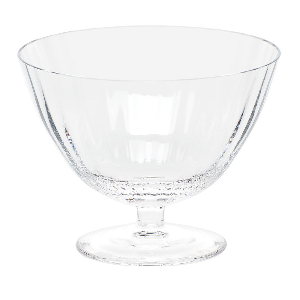 Moser Crystal Optic Footed Bowl 5.1" Clear