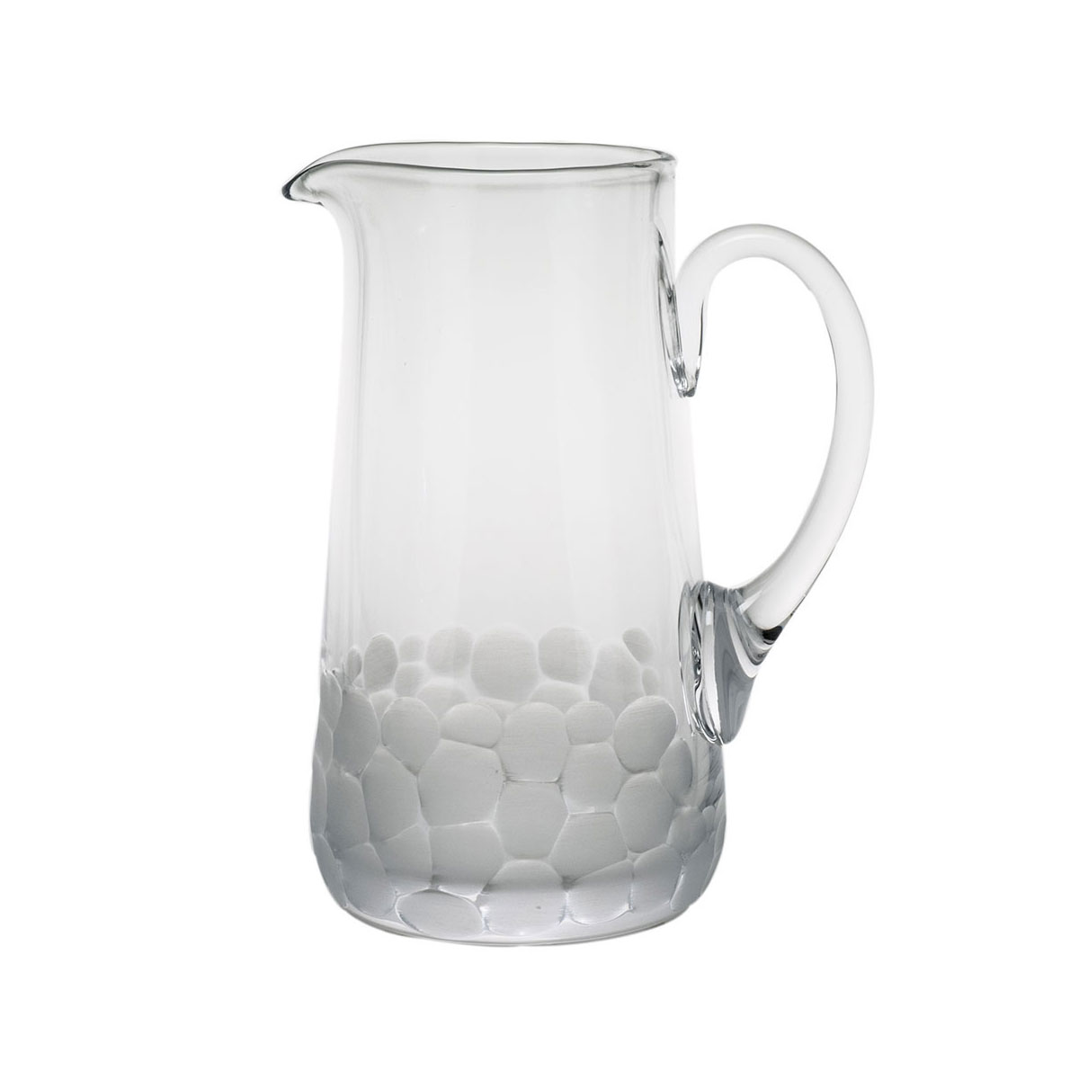 Moser Crystal Pebbles Pitcher, Clear