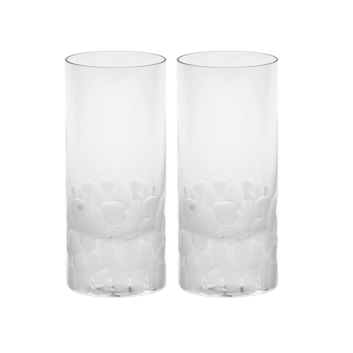 Moser Crystal Pebbles Hiball Glasses Pair, Clear