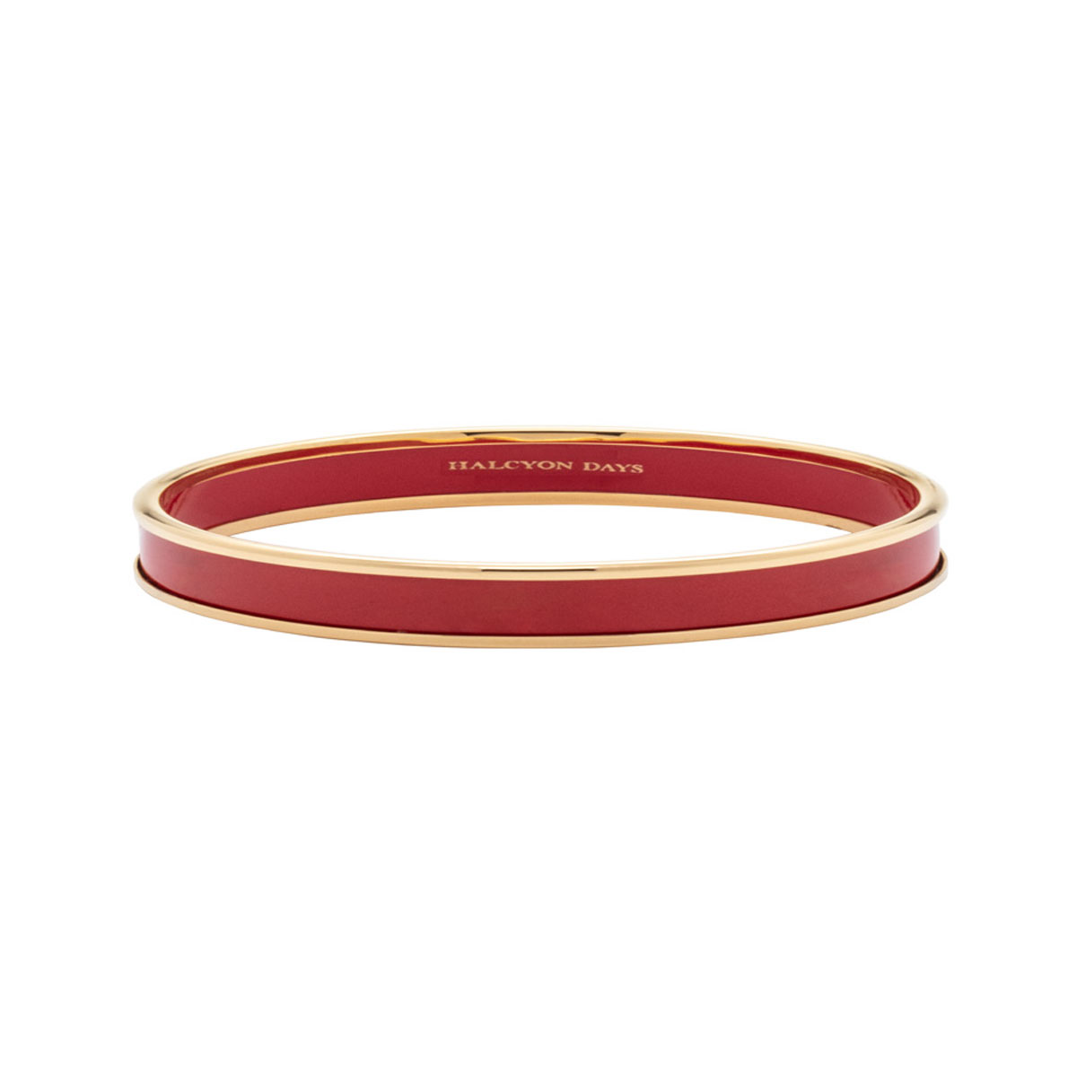 Halcyon Days 6mm Red Gold Small Bangle