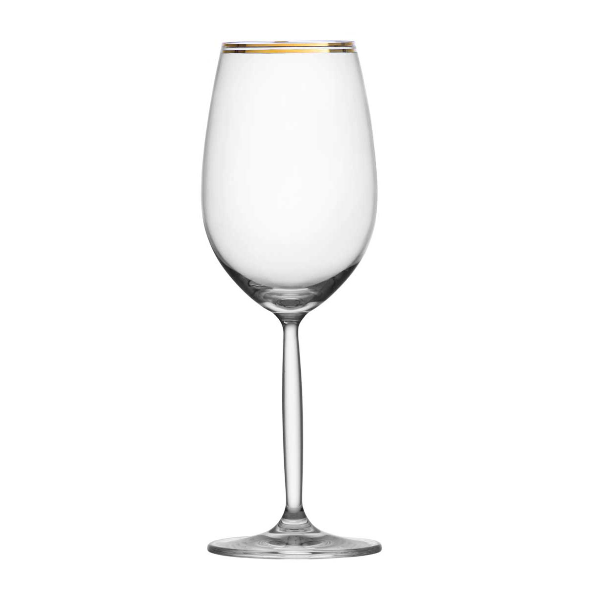 Schott Zwiesel Diva Living Wine Glass, Gold Band, Single