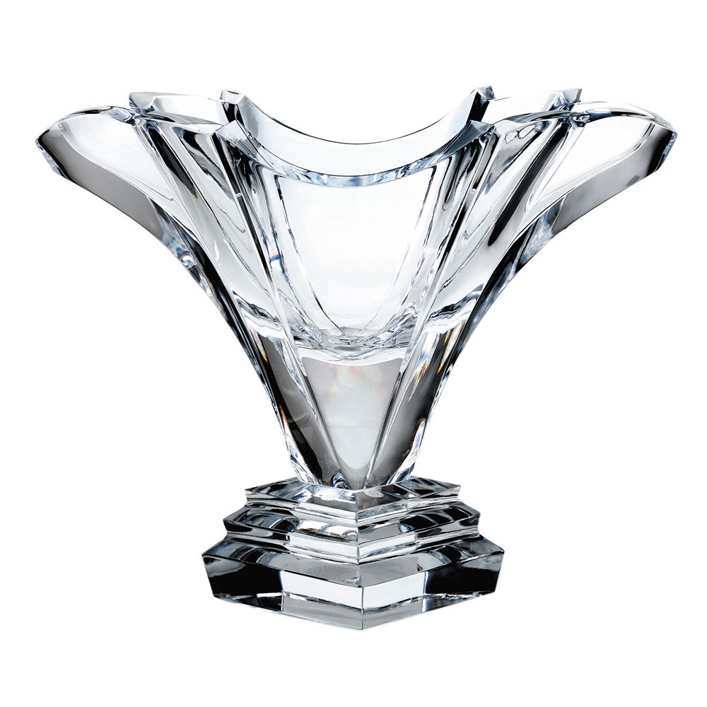 Moser Crystal Fan Vase 8.25" Clear