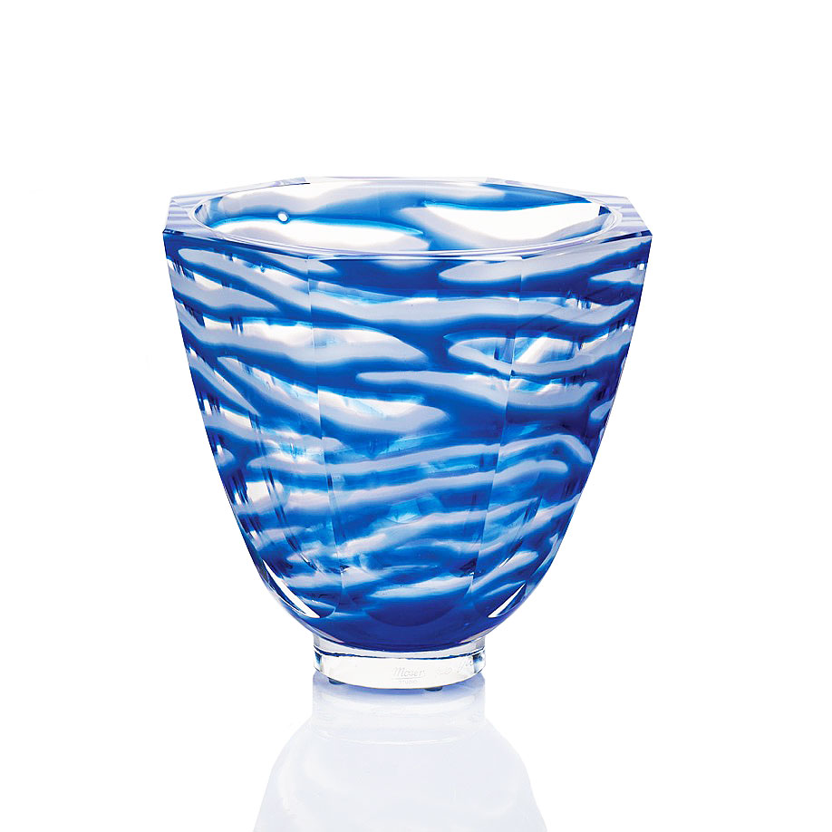 Moser Crystal 8.9" Seaweed Vase, Limited Edition