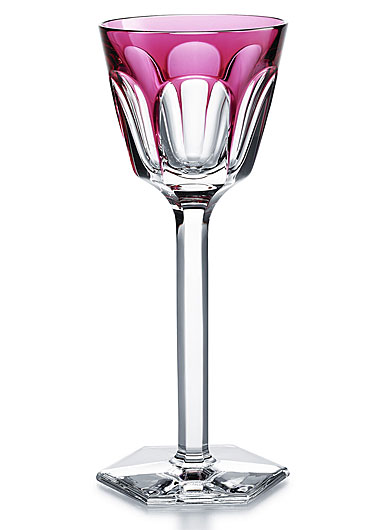 Baccarat Harcourt Rhine Wine Glass, Single, Pink