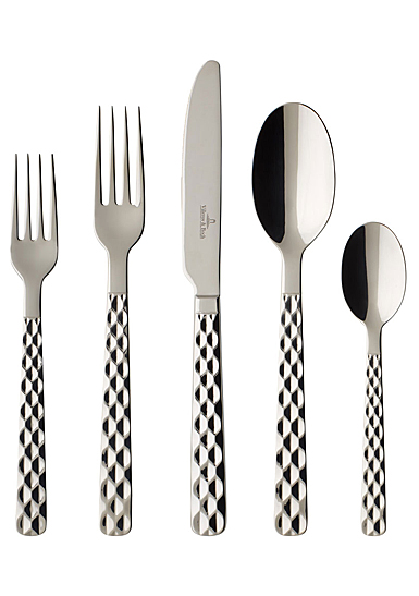 Villeroy and Boch Flatware Boston Cutlery 5 Piece Place Setting