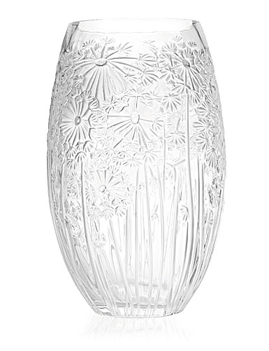 Lalique Bucolique Crystal Vase Large Clear