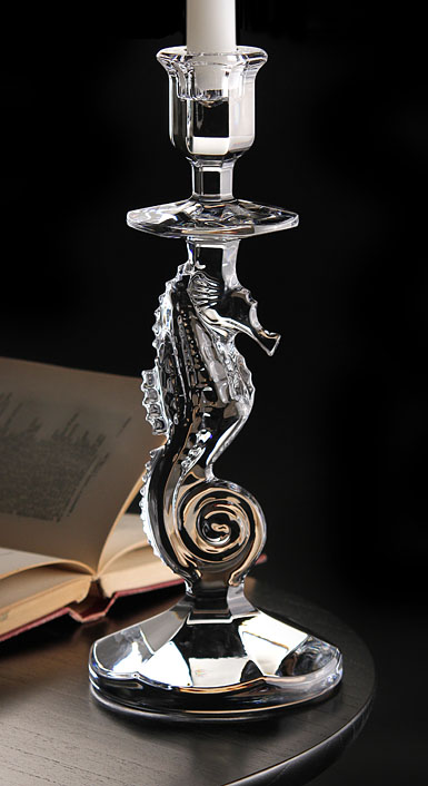 Waterford Seahorse Literal Candlestick, each (pictured on left)