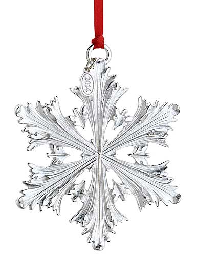 Reed and Barton Silver Snowflake Ornament