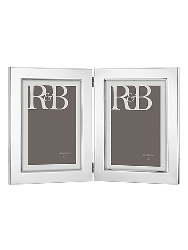 Reed And Barton Classic 5X7" Double Picture Frame