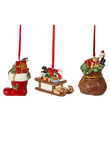 Villeroy and Boch Nostalgic Ornaments Set of Three