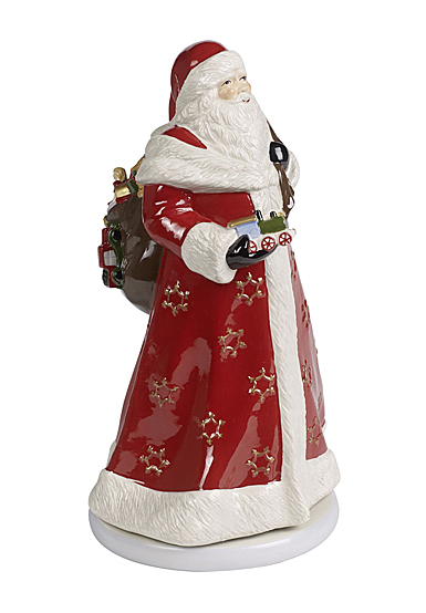 Villeroy and Boch 2023 Christmas Toys Memory Figurine, Turning Santa (Santa Claus is Coming to Town)
