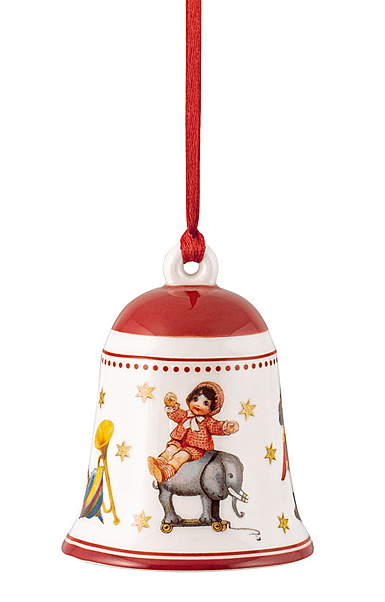 Villeroy and Boch 2023 My Christmas Tree Toys Bell Ornament, Red