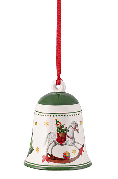 Villeroy and Boch 2023 My Christmas Tree Toys Bell Ornament, Green