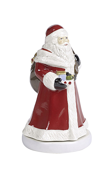 Villeroy and Boch Nostalgic Melody Turning Santa Music Figurine (Santa Claus is Coming to Town)