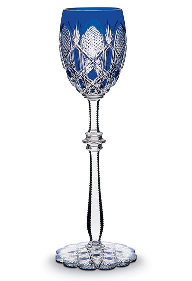 Baccarat Crystal, Tsar No. 3 Crystal Wine Glass, Blue