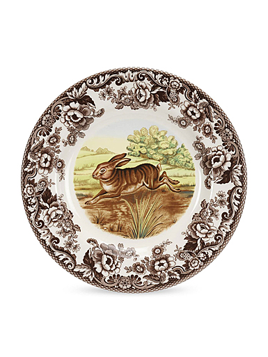 Spode Woodland Rabbit China Dinner Plate, Rabbit