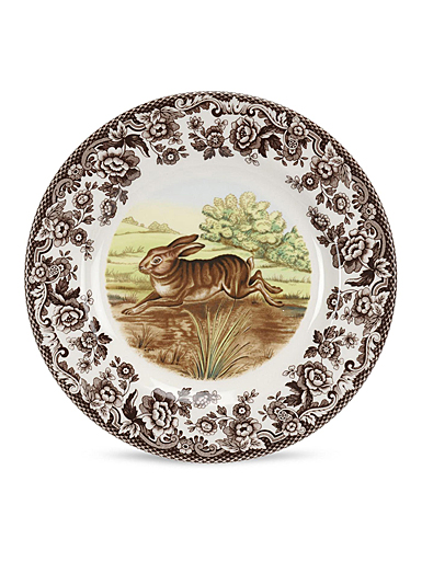 Spode Woodland Rabbit China Salad Plate, Rabbit