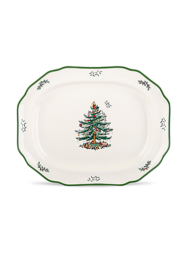 Spode Christmas Tree Serveware Sculpted Platter