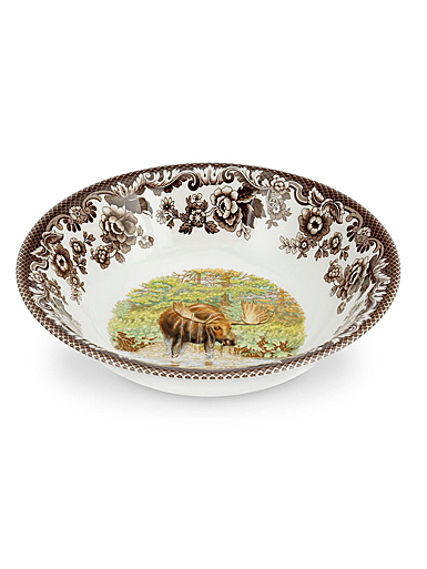 Spode Woodland Majestic Moose China Ascot Cereal Bowl, Magestic Moose