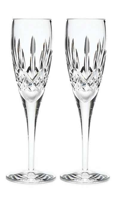 Waterford Crystal, Lismore Nouveau Flutes, Pair